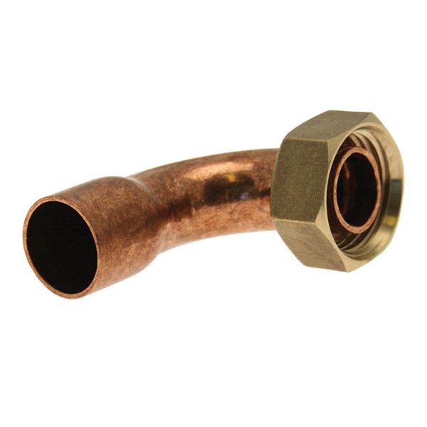 Picture of EndFeed Tap Connector Bent 15mm x ½"