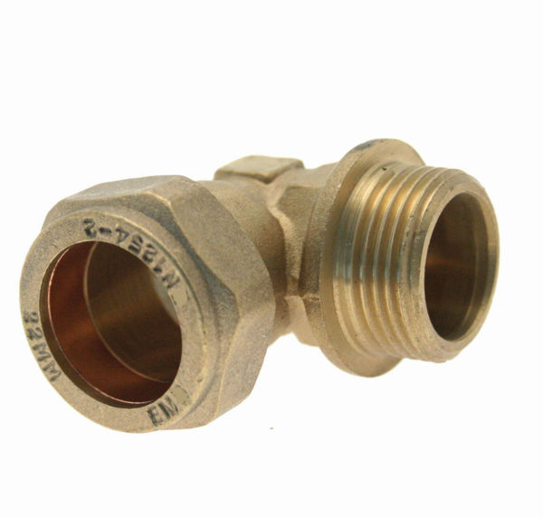 Picture of Compression Male Iron Elbow Adaptor 42mm x 1.½"