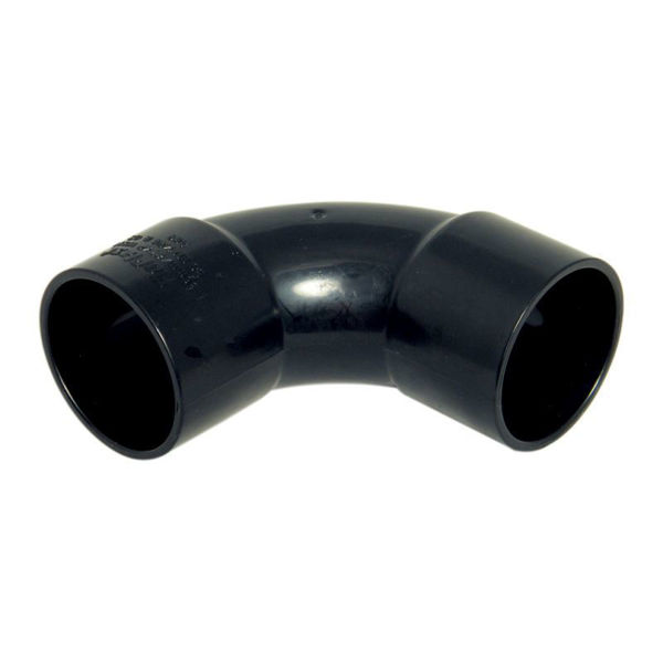 Floplast 50mm Solvent 92.5°Bend Black WS16B