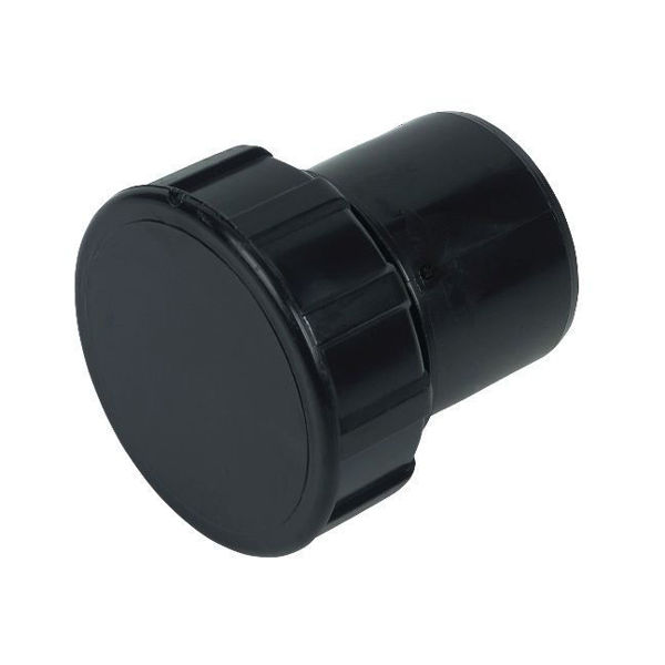 Floplast 40mm Solvent Access Plug Black WS31B