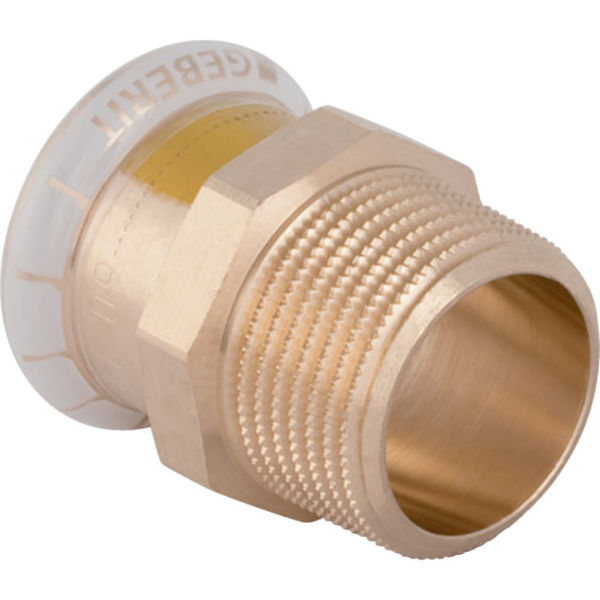 Picture of Geberit Mapress Adaptor With Male Thread Gas 35mm x 1"