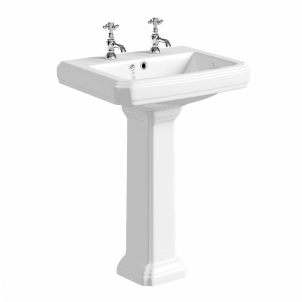 traditional basin & pedestal