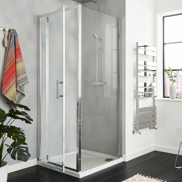 Picture of CSK KV6 Pivot Shower Door 800mm & Side