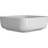 Picture of <3 Button 400mm Ceramic Square Washbowl & Waste - Matt White