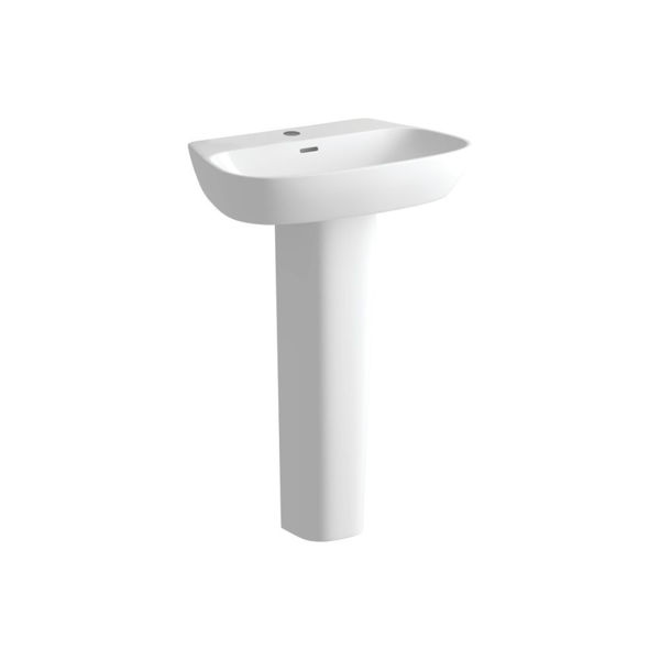 Picture of <3 Fig 600x400mm 1TH Basin & Full Pedestal