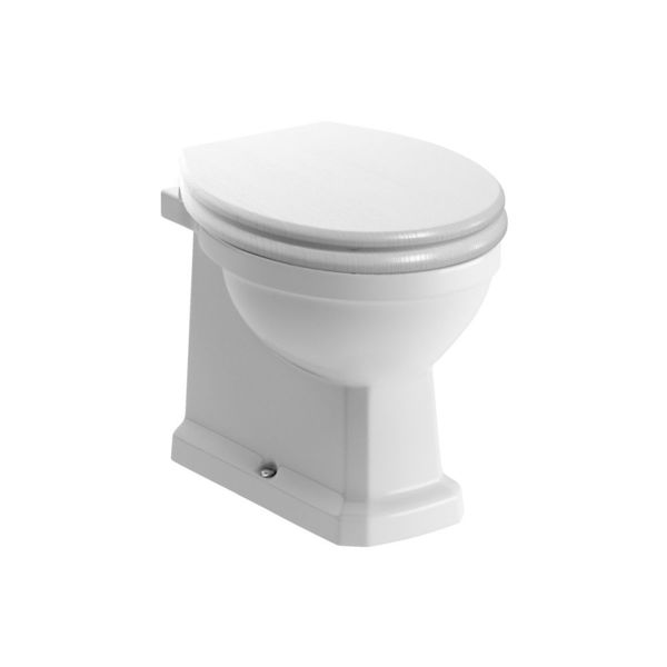 Picture of <3 Cactus Back To Wall WC & Satin White Wood Effect Seat