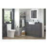 Picture of <3 Pine Rimless Close Coupled Open Back WC & Soft Close Seat