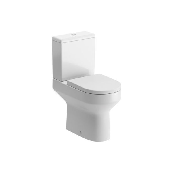 Picture of <3 Iris Close Coupled Open Back Comfort Height WC & Soft Close Seat