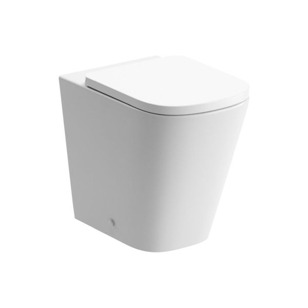 Picture of <3 Fig Square Soft Close Toilet Seat - White