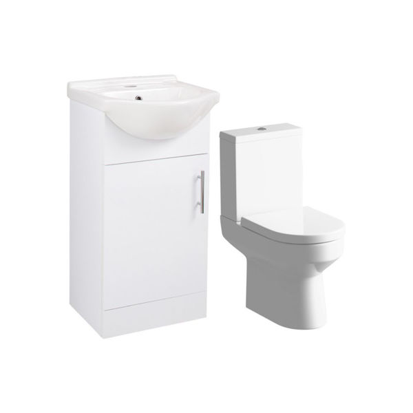 Picture of <3 Hemlock 450mm Vanity & C/C Toilet Pack