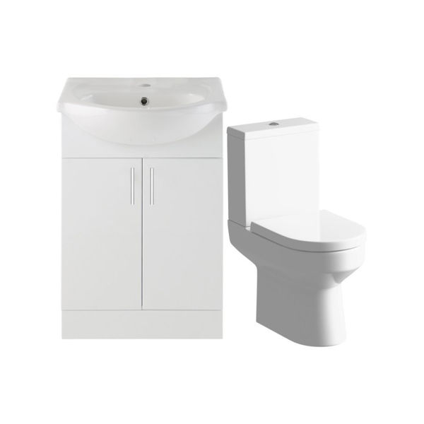 Picture of <3 Hemlock 650mm Vanity & C/C Toilet Pack