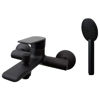 Picture of <3 Fuschia Wall Mounted Bath/Shower Mixer - Matt Black