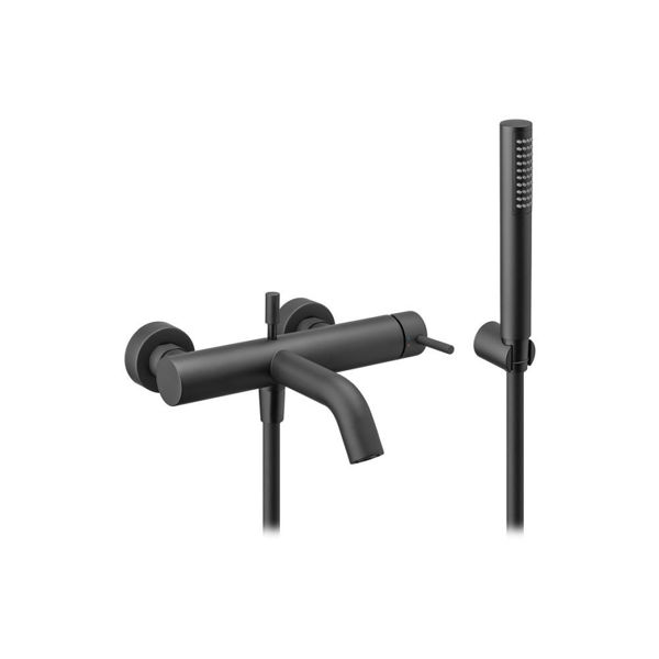 Picture of <3 Glory Wall Mounted Bath/Shower Mixer - Matt Black