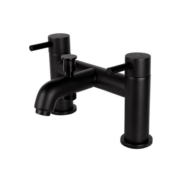 Picture of <3 Glory Deck Mounted Bath/Shower Mixer - Matt Black