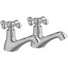 Picture of <3 Oak Bath Pillar Taps - Chrome