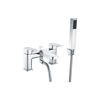 Picture of <3 Pagoda Bath/Shower Mixer & Bracket - Chrome