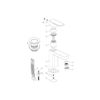 Picture of <3 Pagoda Cloakroom Basin Mixer & Waste - Chrome