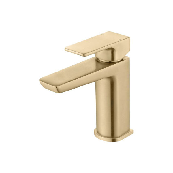 Picture of <3 Indigo Basin Mixer & Waste - Brushed Brass