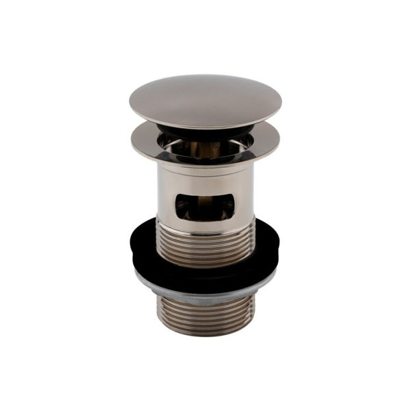 Picture of <3 Slotted Push Button Waste - Stainless Steel