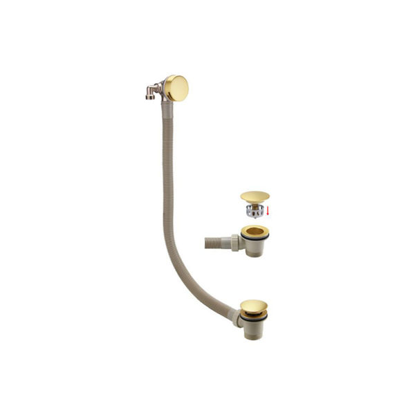 Picture of <3 Bath Filler Waste & Overflow - Brushed Brass