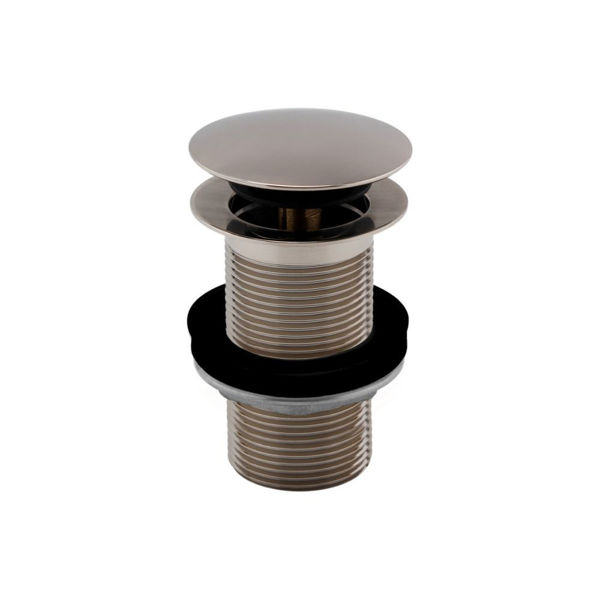 Picture of <3 Unslotted Push Button Waste - Stainless Steel