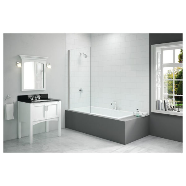 Picture of Merlyn 800x1500mm Single Fixed Square Bath Screen