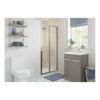 Picture of <3 Sweet 700mm Bi-fold Door - Chrome