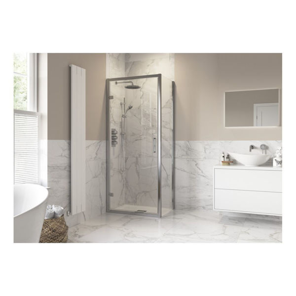 Picture of <3 Apricot 800mm Hinged Door Side Panel - Chrome