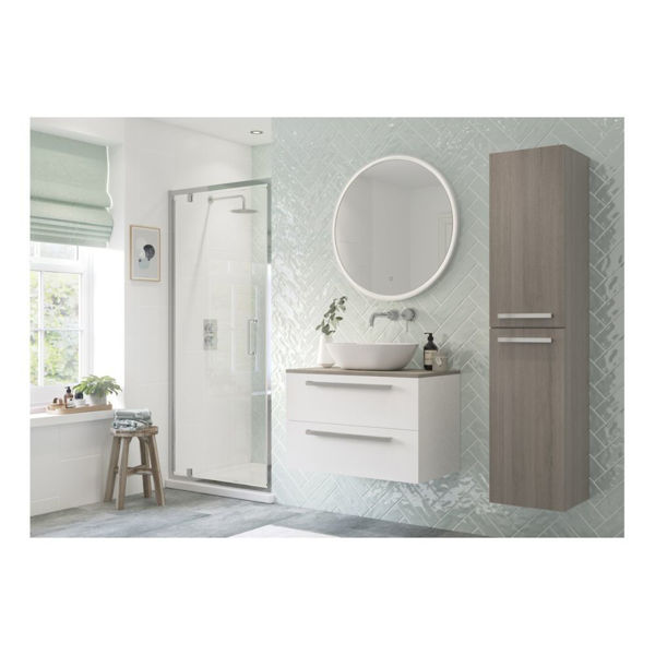 Picture of <3 Jasmine 760mm Pivot Door - Chrome