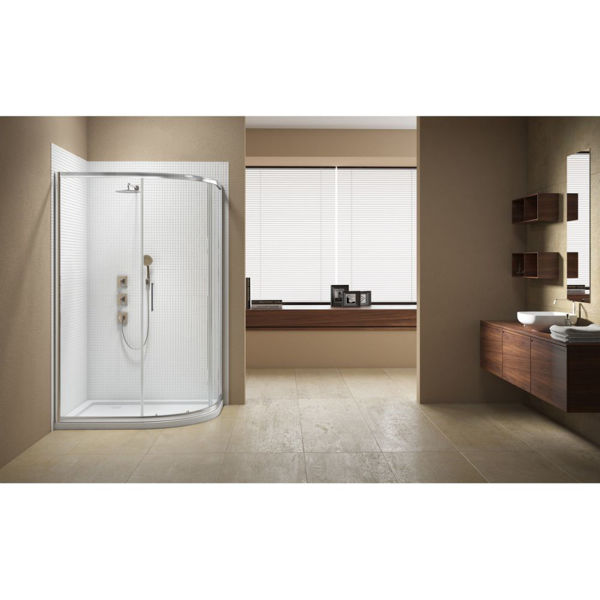 Picture of Merlyn Vivid Sublime 1000x800mm 1 Door Offset Quadrant