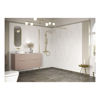 Picture of <3 Apricot 1000mm Wetroom Panel & Support Bar - Brushed Brass