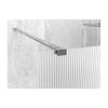 Picture of <3 Apricot 1000mm Fluted Wetroom Panel & Support Bar - Chrome