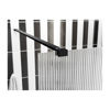 Picture of <3 Apricot 1000mm Fluted Wetroom Panel & Support Bar - Black