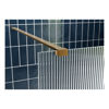 Picture of <3 Apricot 1000mm Fluted Wetroom Panel & Support Bar - Brushed Brass