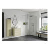 Picture of <3 Apricot 1400mm Wetroom Panel & Support Bar - Chrome