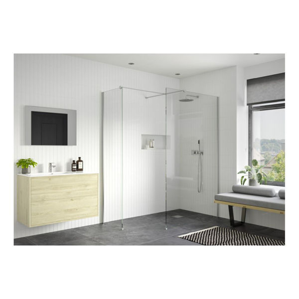 Picture of <3 Apricot 500mm Wetroom Side Panel & Arm - Chrome