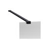 Picture of <3 Apricot 800mm Fluted Wetroom Panel & Support Bar - Black