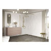 Picture of <3 Apricot 900mm Wetroom Panel & Support Bar - Brushed Brass