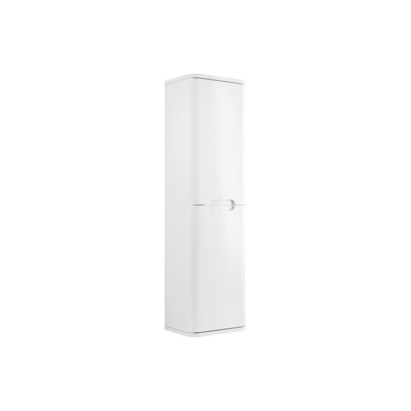 Picture of <3 Bear 350mm 2 Door Wall Hung Tall Unit - White Gloss