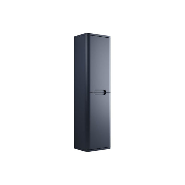 Picture of <3 Bear 350mm 2 Door Wall Hung Tall Unit - Matt Indigo