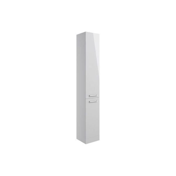 Picture of <3 Pear 350mm Floor Standing 2 Door Tall Unit - Grey Gloss