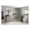 Picture of <3 Berry Optional Frame with Integrated Towel Rail - Matt Black