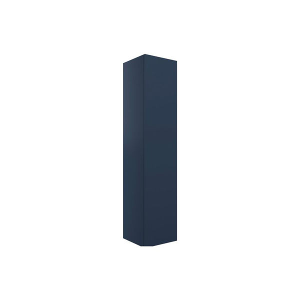 Picture of <3 Berry 350mm Wall Hung 1 Door Tall Unit - Matt Deep Blue