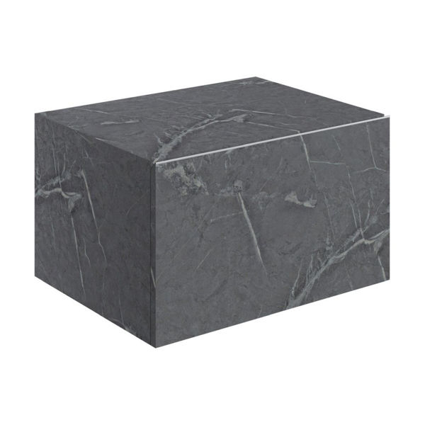 Picture of <3 Mondo 600mm Wall Hung Storage Drawer - Grey Marble