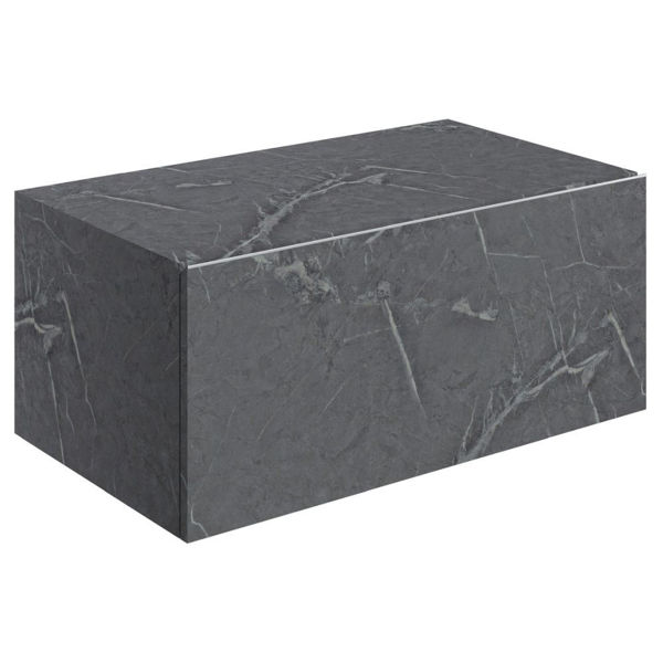 Picture of <3 Mondo 800mm Wall Hung Storage Drawer - Grey Marble