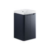 Picture of <3 Bear 500mm 2 Door Floor Standing Cloakroom Basin Unit - Matt Indigo