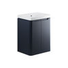 Picture of <3 Bear 600mm 2 Door Floor Standing Basin Unit - Matt Indigo