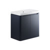 Picture of <3 Bear 800mm 2 Door Floor Standing Basin Unit - Matt Indigo