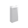 Picture of <3 Pear 410mm Floor Standing 1 Door Basin Unit & Basin - Grey Gloss