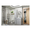 Picture of <3 Pear 410mm Floor Standing 1 Door Basin Unit & Basin - Grey Gloss